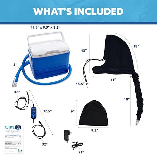 Polar Active Ice® 3.0 9QT Cold Therapy Ice Machine Programmable Timer Head Cap Cryotherapy Pain Relief System for Migraines & Headaches - Image 2