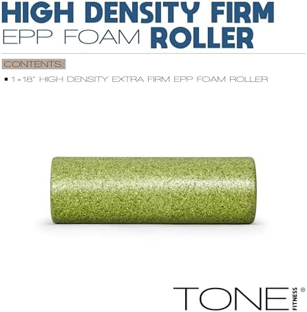 Tone Fitness High Density EPP Foam Exercise Foam Roller for Yoga, Pilates, Stretching, Massage, and Recovery | Multiple Sizes and Colors - Image 2