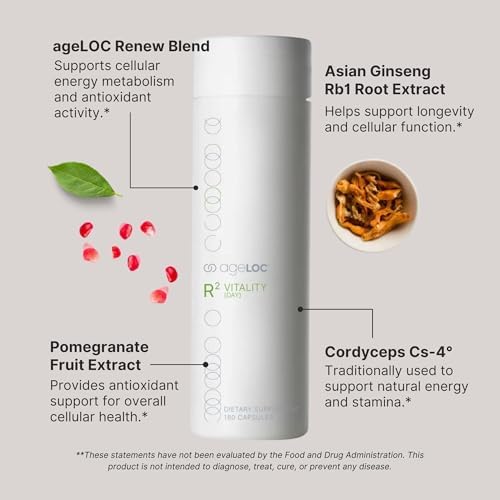 ageLOC Nu Skin R² Vitality - Day | Antioxidant Supplement | 180 Capsules - Image 4