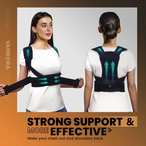VANRORA Posture Corrector for Women and Men, Adjustable & Comfy Back Brace - Image 5