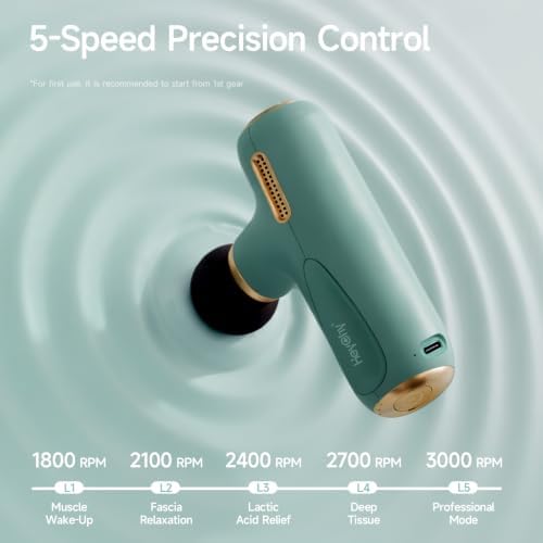 HEYCHY Super Mini Massage Gun Deep Tissue Portable Muscle Massager, C1 MINI - Image 5