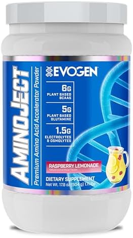 Evogen AminoJect Recovery Formula | Raspberry Lemonade | 30 Servings by Evogen
