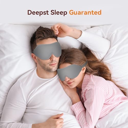 EVA BELLE Sleep Mask, Light Blocking Eye Sleeping Mask for Women Men, Adjustable 3D Memory Foam, Adjustable - Image 5