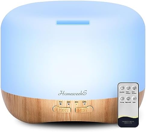 Homeweeks Essential Oil Diffuser for Room Aromatherapy Scent Diffuser by Homeweeks