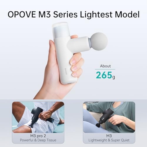 Opove M3 Mini Massage Gun for Back Pain Relief with Facial Mode - Image 2
