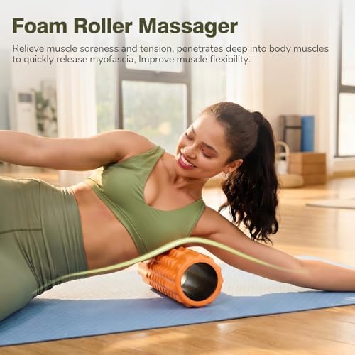 5 in 1 Foam Roller Set for Muscle Recovery & Deep Tissue Massage - Image 2