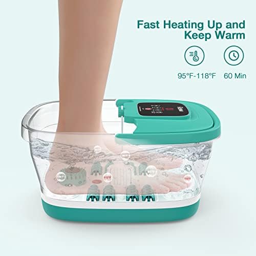 HOSPAN Collapsible Foot Spa, Foot Bath Massager with Heat, Bubble & Massage - Image 3