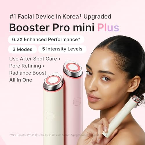 medicube Booster Pro Mini Plus - Portable Facial Device for Radiance, Beige - Image 2
