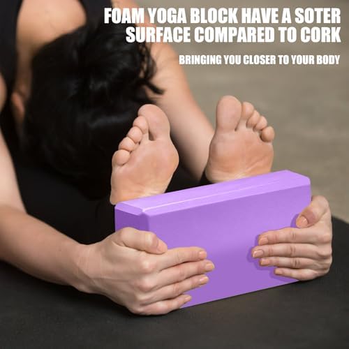Septo 2 Pcs Yoga Blocks, 9x6x3 Inch Foam Blocks for Pilates - Image 6