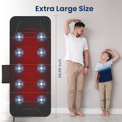 COMFIER Full Body Massage Mat with Heat, 10-Motor Vibration Back Massager - Image 5