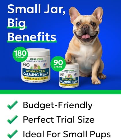 BARK&SPARK Hemp Calming Treats for Dogs - Stress, Anxiety Relief Treats - Image 2