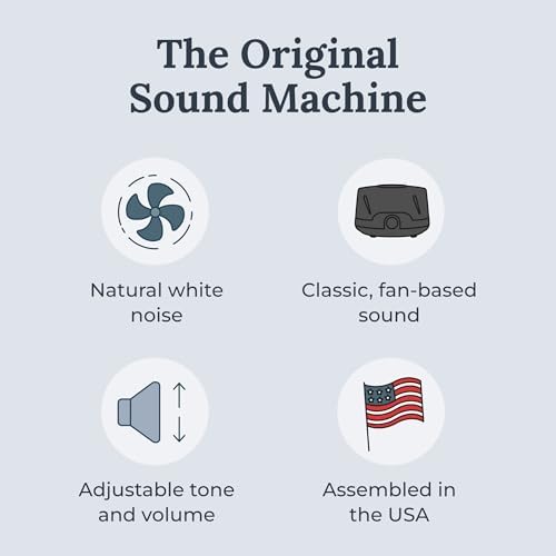 Yogasleep Dohm Classic 2-Pack Black | The Original White Noise Machine | Soothing Natural Sound from a Real Fan | Noise Cancelling | Sleep Therapy, Office Privacy, Travel - Image 2