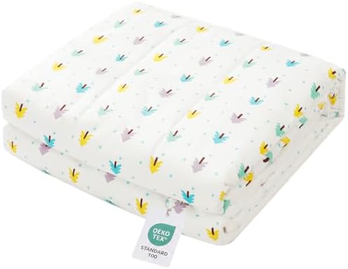 ZonLi Cotton Weighted Blanket (60"x80", 15lbs, Small Tree Print) by Zonli