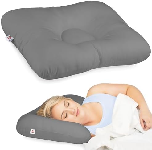 Ergonomic Cervical Pillow for Neck Pain Relief Back & Side Sleepers FULL GR by CoreProducts