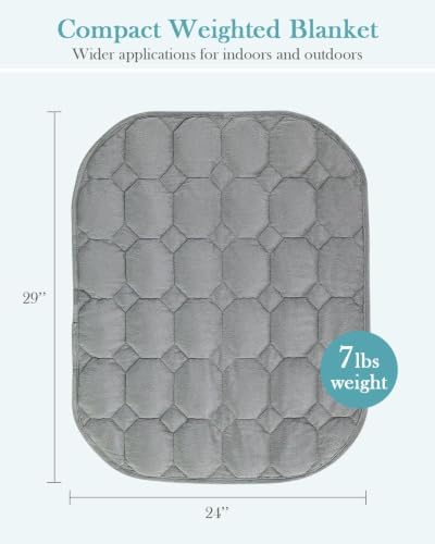 Topblan Weighted Blanket 7lbs, 41 x 60 Small Size for Adults - Image 6