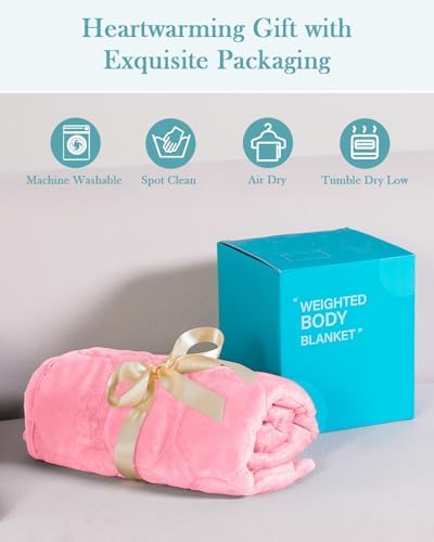 Topblan Weighted Lap Blanket Pad 7lbs for Adults, 29 x 24 Small for Travel - Image 5