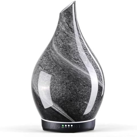 Porseme Essential Oil Diffuser 280ml Handmade Glass Diffuser 7H Runtime by Porseme