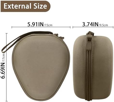 Aenllosi Hard Case for Theragun Mini 3.0/Mini Plus/2.0 Handheld, Oat - Image 5