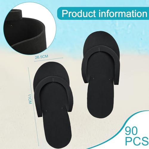 Mepase 90 Pairs Disposable Flip Flops Foam Pedicure - Image 3