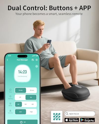 Nekteck Foot Massager with Remote APP Control, HSA Eligible FSA - Image 6