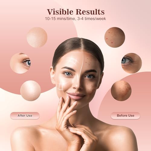 INTEO Red Light Therapy Mask for Face, 850nm NIR, Red/Blue LED Light Mask - Image 4