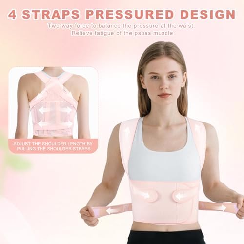 Back Brace Posture Corrector for Women and Men, Back Shoulder Support Belt - Image 7