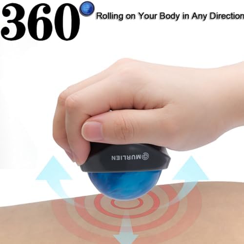 Massage Roller Ball, Tight and Sore Muscles Relief, Manual Massager, Alleviating Shoulder, Arms, Back, Legs, Calves or Muscle Tension - Image 3