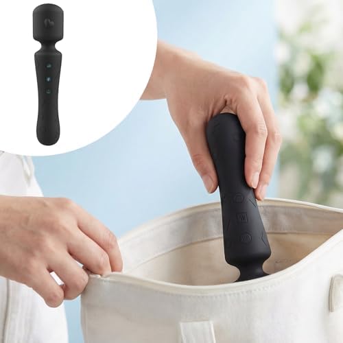 Handheld Mini Massager - 21 Massage Mode, Cordless Portable USB Rechargeable Massager, Relieves Muscle Aches for Sports Recovery & Daily Use, for Back, Neck, Shoulder Relief - Image 6