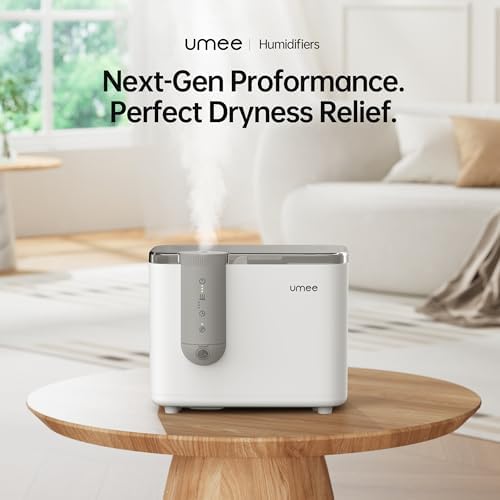 Humidifiers for Bedroom, 4L Top Fill for Large Room, 32H Runtime, Quiet Ultrasonic Cool Mist Humidifier for Home, Indoor, Baby Nursery, Plants, Easy to Clean & Fill, White - Image 2