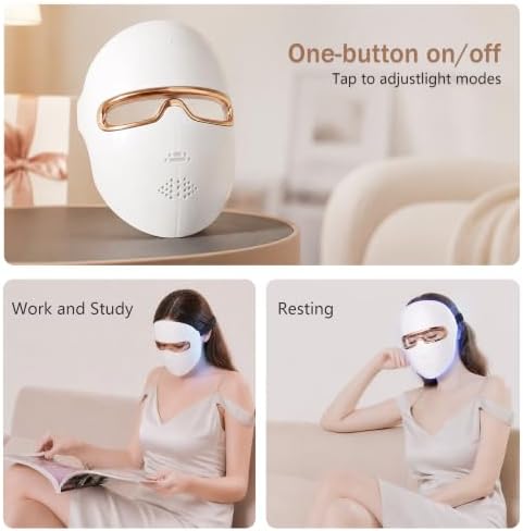 Red Light Therapy Mask for Face, 850nmNIR Treats Acne & Wrinkles - Image 7