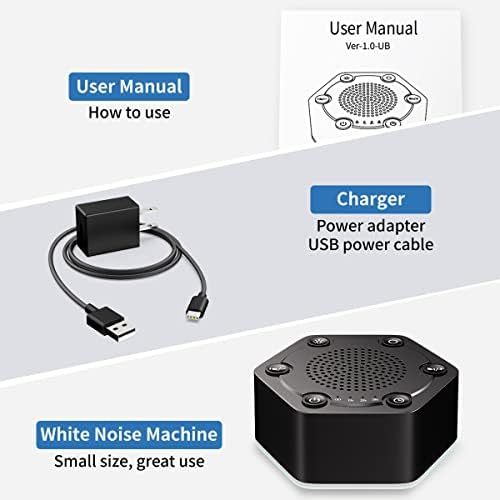 High Fidelity White Noise Sound Machines with 30 Unique Non-Looping Soothing Sounds 12 Colors Night Light 4 Timers 10-Level Brightness 32-Level Volume and Memory Function - Image 6