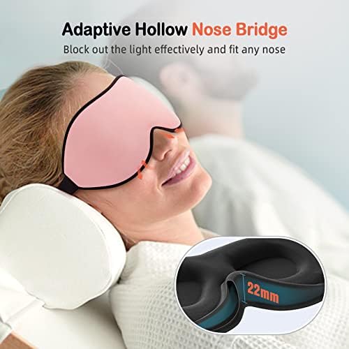 LitBear Sleep Mask for Side Sleeper Women Men, Eye Mask for Sleeping - Image 4