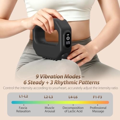 AddWin 2026 New Fascia Ring R10 Massager, Vibration Plate for Lymphatic Drainage with Belt, Adjustable Full-Body Portable Cordless Deep Tissue Massager, 3 Modes & 6 Intensities - Image 3