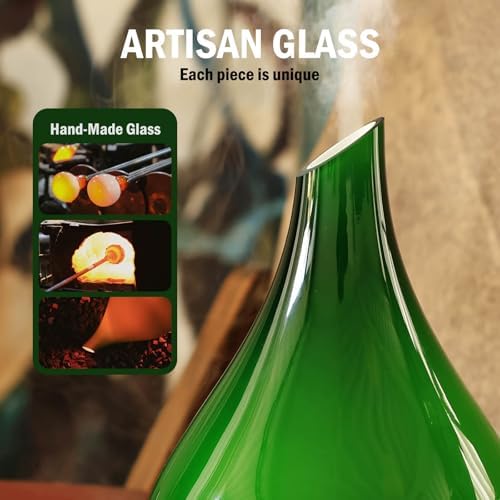 Porseme Essential Oil Diffuser 280ml Handmade Glass Diffuser 7H Runtime - Image 5