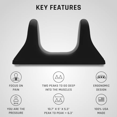 PSO-RITE Psoas Muscle Release Tool – Made in USA, Patented Deep Tissue Massage Device for Your Back, Hip Flexor & Trigger Point Relief, Night Black - Image 6