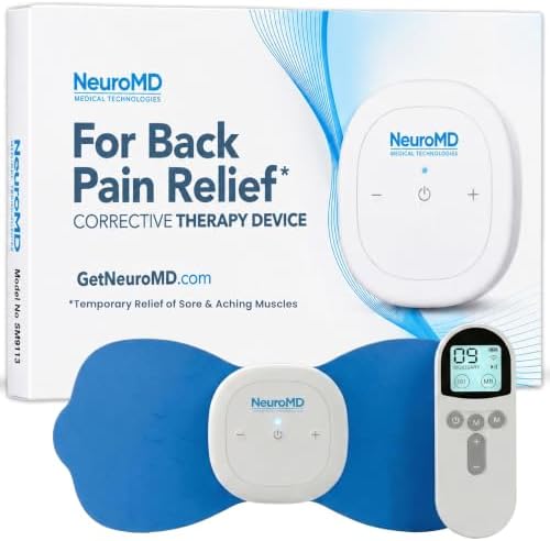 NeuroMD NMES Wireless Muscle Stimulator – Portable Device for Temporary Relief of Pain Due to Sore/Aching Muscles, Model SM9113 by NeuroMDMedicalTechnologies