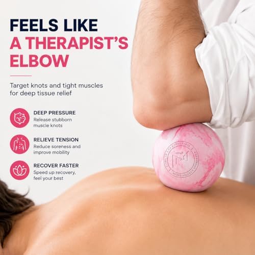 FITZELAR Massage Lacrosse Balls for Myofascial Release, Quality Certification, Massage Deep Tissue for Back and Shoulder, Trigger Point Therapy, Muscle Knots, Relieving Muscle Pain - Image 4