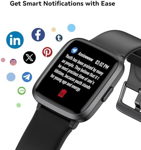 Fitness Tracker Watch with Heart Rate, Activity Tracker, Pedometer Watch - Image 4