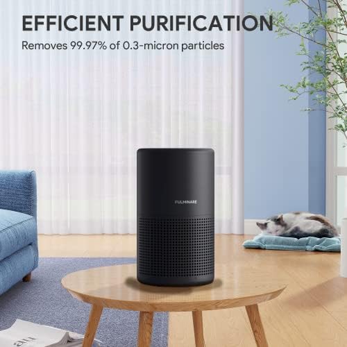 Air Purifiers for Bedroom, FULMINARE H13 True HEPA Filter（Black） - Image 3
