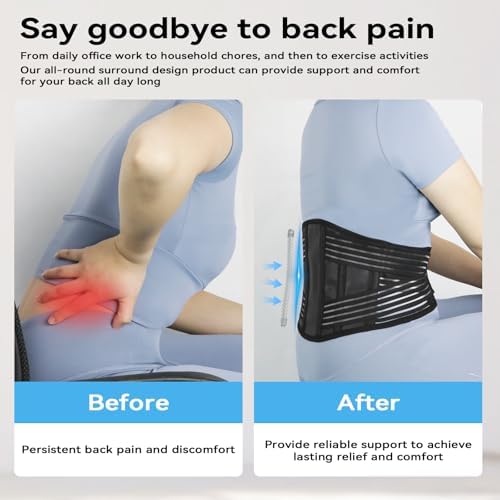 Back Brace for Lower Back Pain Relief,Back Support Belt for Men & Women - Image 2