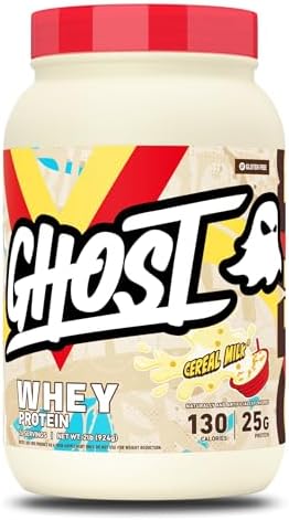 GHOST Whey Protein Powder, Cereal Milk - 2LB, 25G of Protein by GHOST