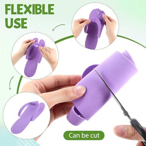 JaGely 100 Pair Disposable Pedicure Slippers Bulk Multicolor Flip Flop for Pedicure Anti Slip EVA Foam Spa Slipper Sandal Disposable Shoe Kit for Women Nail Bath Salon Party Supplies - Image 2