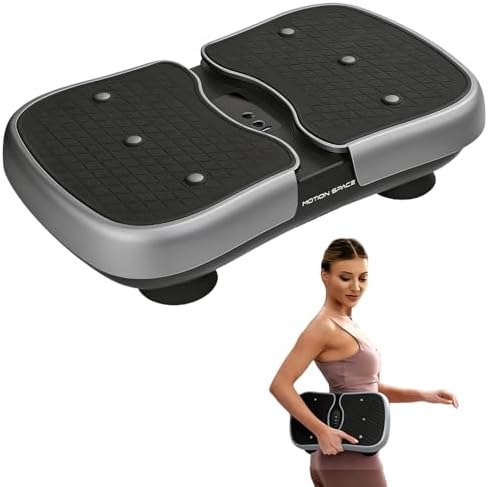 Mini Vibration Plate Machine – Portable, Wireless, Rechargeable Quiet Platefor Vibration Massage, Relaxation & Muscle Stiffness Relief by MotionSpace
