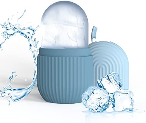 Joyeee Ice Face Roller, Reusable Silicone Mold Face Massage Eye Facial Beauty Skin Care Tools Apply Ice for Shrink Pores Anti Wrinkle Reduce Puffiness Improve Skin Elasticity, Striped by Joyeee