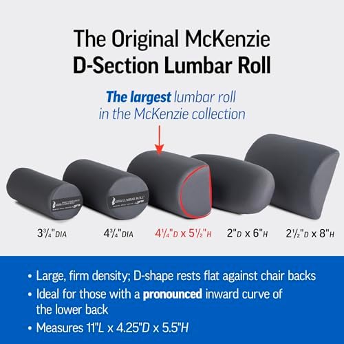 OPTP The Original McKenzie D-Section Lumbar Roll – Large, Firm Density - Image 5