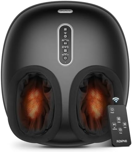 RENPHO Shiatsu Foot Massager with Heat & Remote, At-Home Foot Relaxation by Unknown