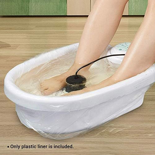 veicomtech 100 Foot Basin Liners for Ionic Detox Foot Tub, Large Feet Solk Bath Plastic Liners - Image 6