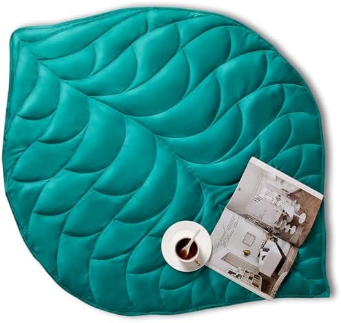 Kaisa Weighted Blanket for Adults(5 lbs, 23"x29"), Weighted Lap Blanket Machine Washable, Small Heavy Blankets with Glass Beads for Home Sleep &Travel,Green by Kaisa
