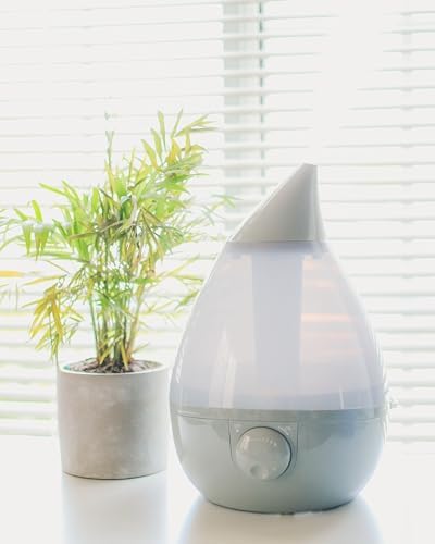 Crane Ultrasonic Cool Mist Humidifier for Bedroom, Baby Nursery, Kids Room, Plants, or Office, Large 1 Gallon Tank, Filter Optional, Grey - Image 6