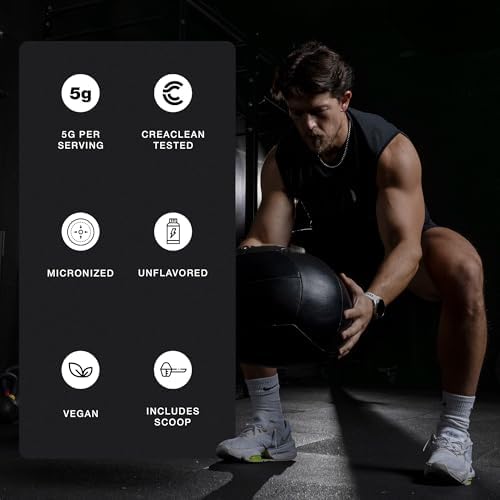 BIRDMAN Micronized Creatine Monohydrate Powder, Muscle Recovery, Caffeine Free, Creatine Pre Workout, Vegan, Post Workout, Gluten Free, Sugar Free | 80 Servings (5 Grams Each) | 0.8lb - Image 6
